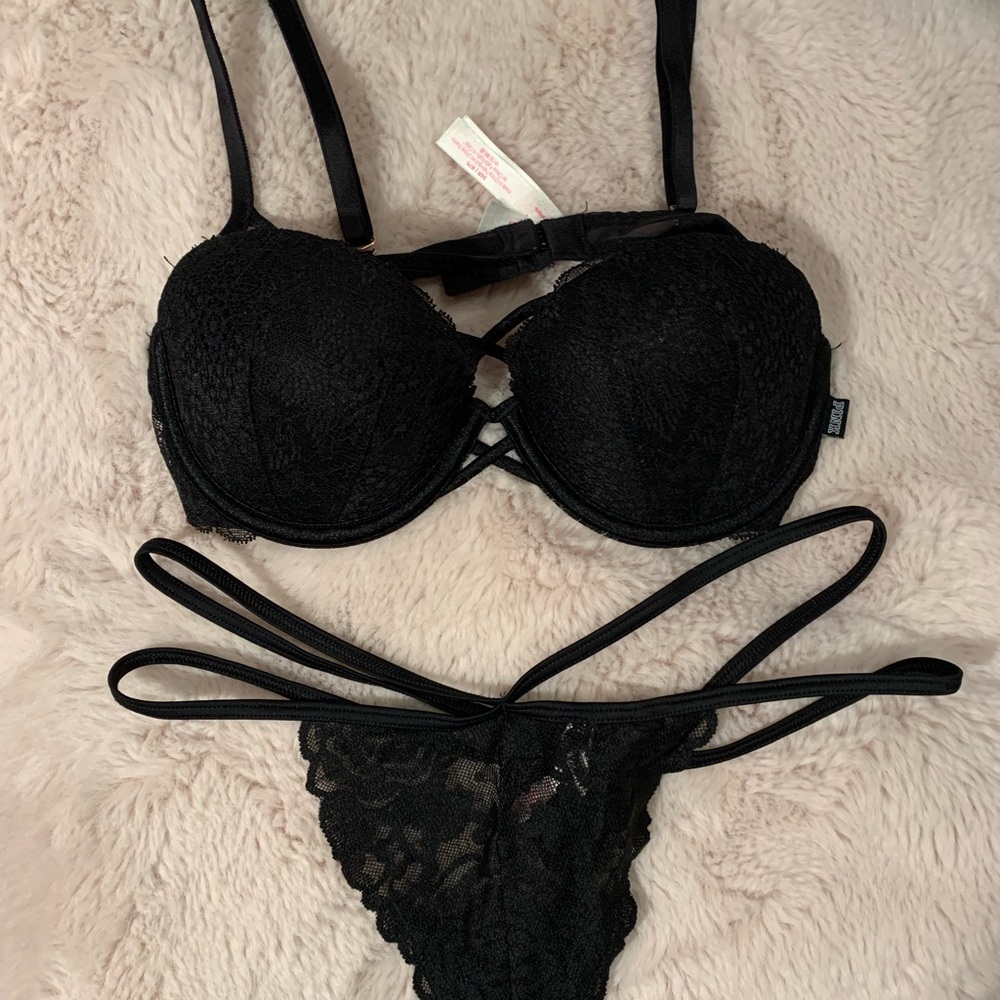 Victoria’s Secret PINK Lace Bra & Panty Set